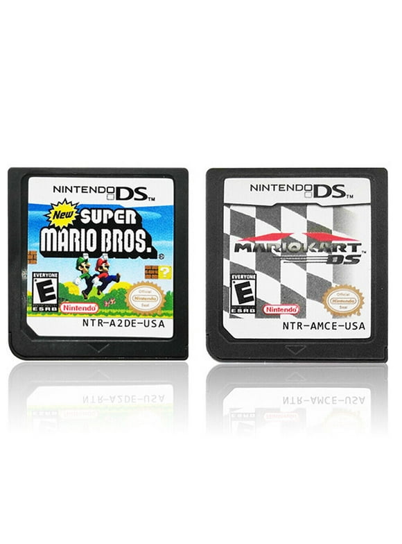 Saistore Super Mario Bros + Mario Kart DS Game Card for Nintendo NDSL DSI DS 3DS XL