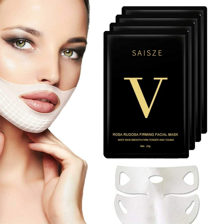 V Shaped Slimming Face Mask Double Chin Reducer V Line Lifting Mask Neck  Lift Tape Face Slimmer Patch Chin Strap For Women Jawline Sculptor For  Firming and Tightening Skin 5 and 10