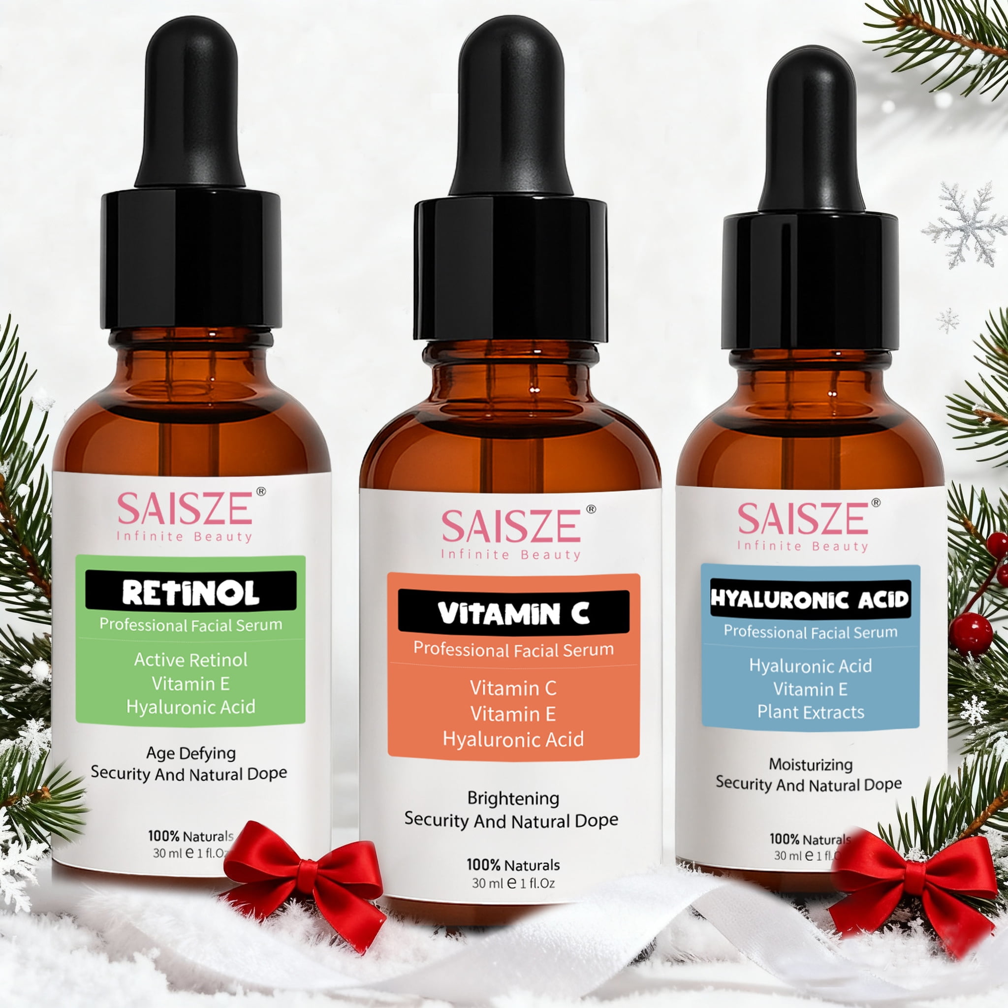Saisze Vitamin C Serum Kit Face Serum Facial Serum Anti Aging for