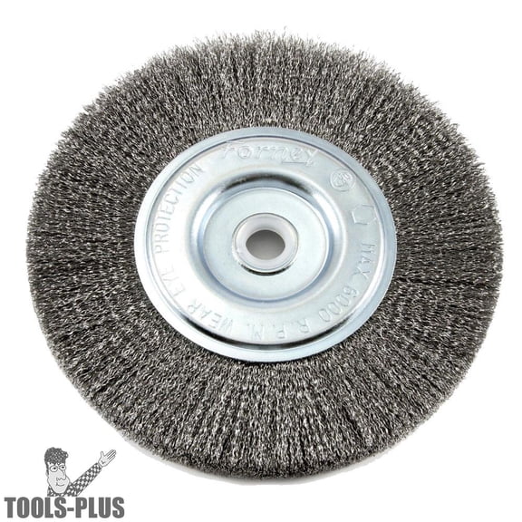 Sait 06556 8" Bench Grinder Metal Wire Wheel