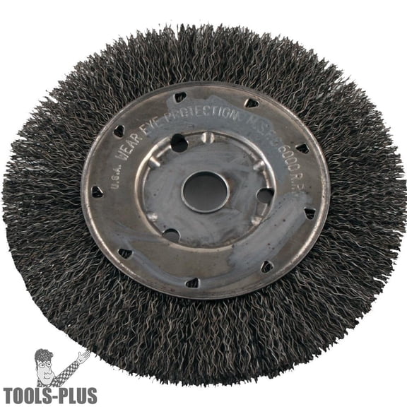 Sait 06558 6" Bench Grinder Metal Wire Wheel