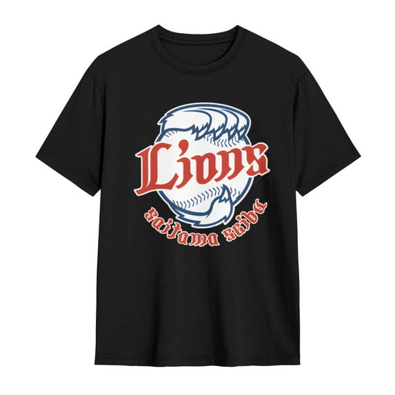 Saitama Seibu Lions T-Shirt Casual Tee Shirts For Men