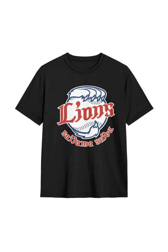 Saitama Seibu Lions T-Shirt Casual Tee Shirts For Men