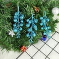 thumbnail image 1 of Saitec 15 Pack Christmas Glitter Berries Stems, 7.8Inch Artificial Christmas Picks for Christmas Tree Ornaments, DIY Xmas Wreath, Crafts, Holiday and Home Decor (Light Purple) A, 1 of 5