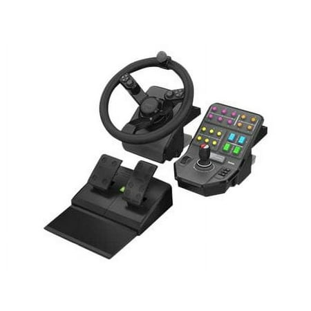 Saitek Heavy Equipment Precision Control System - Wheel, pedals and gear shift lever set - wired - for PC