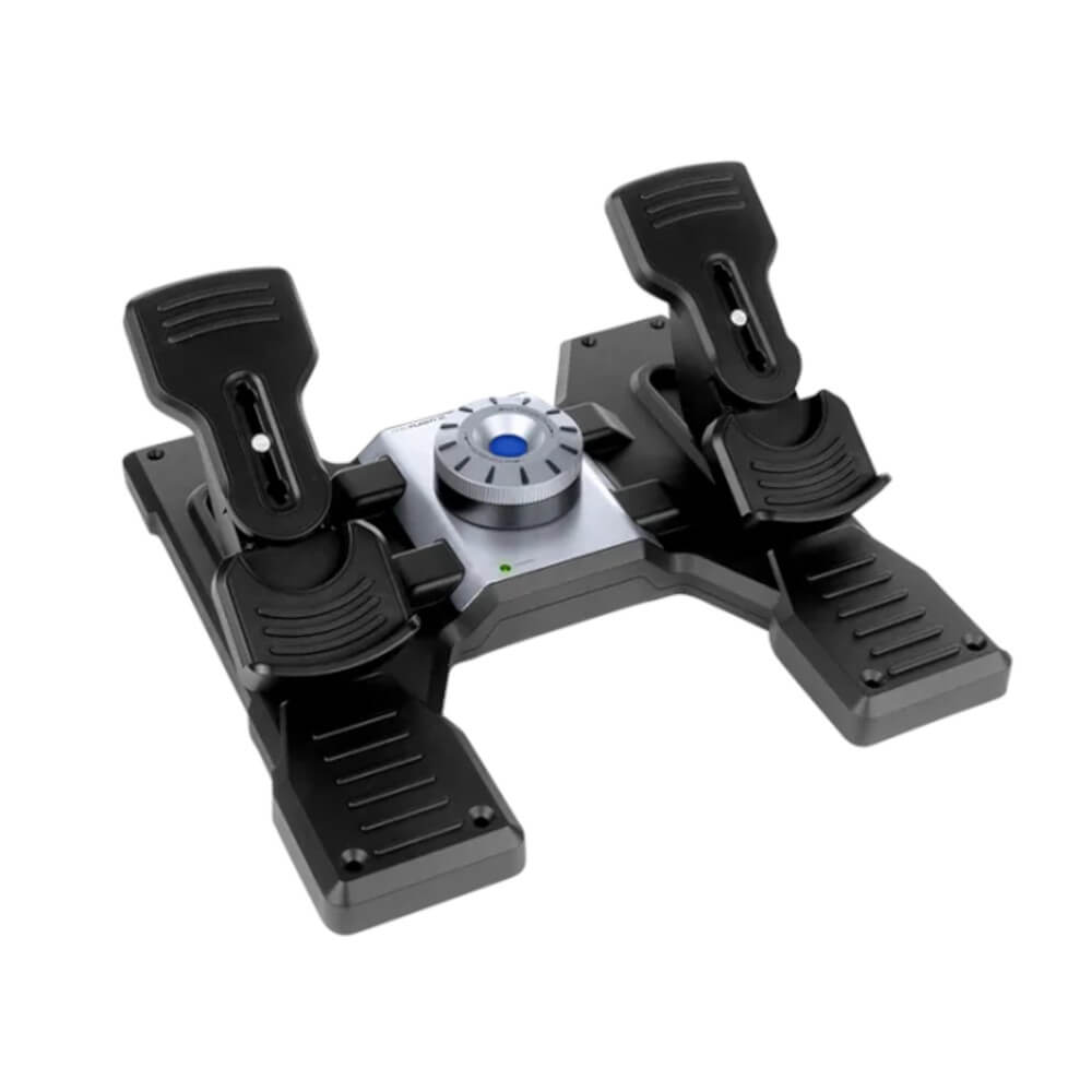 Saitek Pro Flight Rudder Pedals for PC - Cable - USB - PC - image 1 of 4
