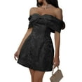 thumbnail image 1 of Saitn Short Cocktail Dresses for Teens Off the Shoulder Homecoming Dress with Party Gowns 2025, 1 of 6