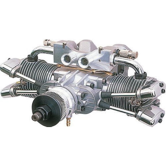Saito Engines 182 Twin Cylinder Dual Plug DD SAIE182TD Glow Engines 4 Stroke Airplane