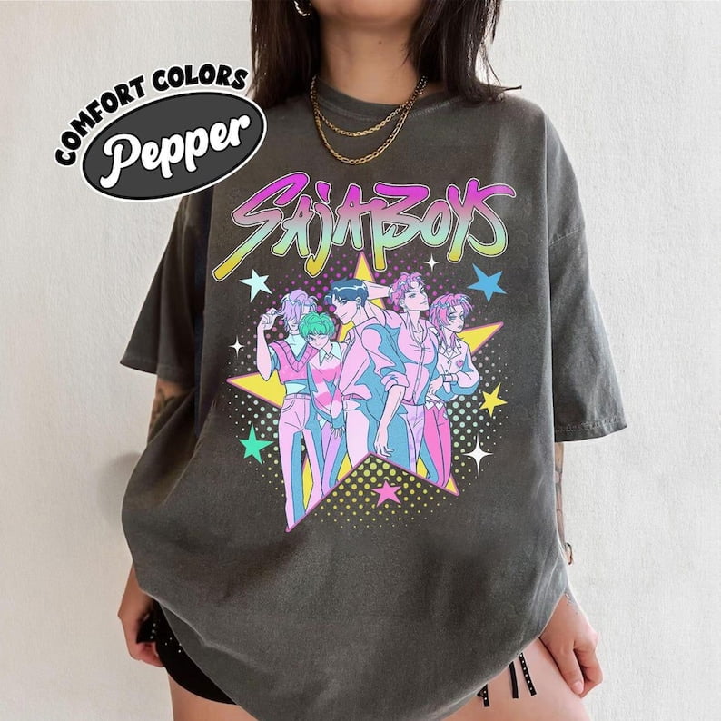 Saja Boys Shirt Kpop Demon Hunters T Shirt Kpop Huntrix Pin Saja Saja Boys Shirt Kpop Demon Hunters T Shirt Kpop Huntrix Pin Saja
