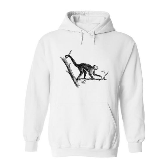 Sajou Primate Sketch Hoodie Men -Image by Shutterstock, Male Medium