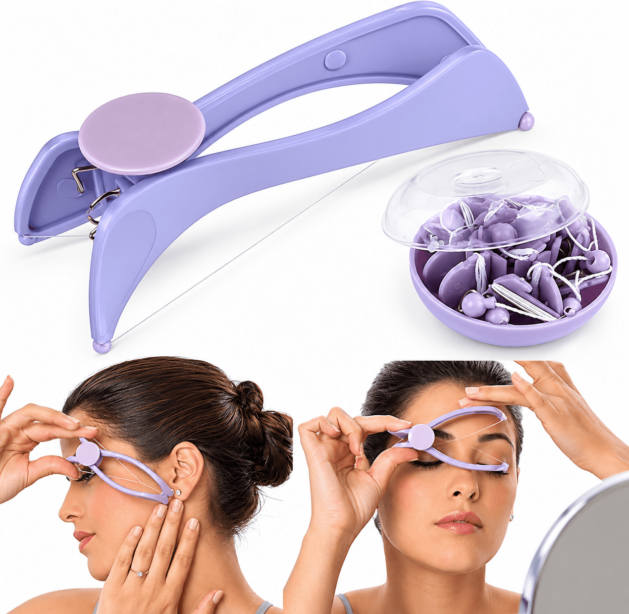 Sajtox Eyebrow, Face & Body Hair Threading Removal System – Manual Hair ...
