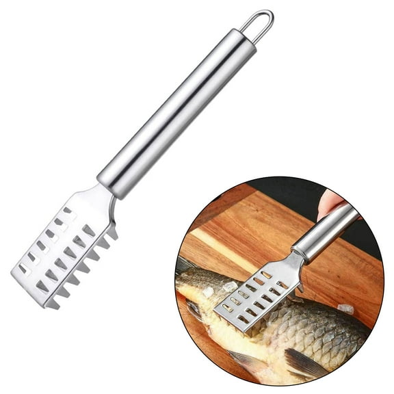 Sakaguro fish Scale Knife, Stainless Steel Hard Handle Kitchen Tool, 1 Pcs, Size: 7.32''L * 1.32''W