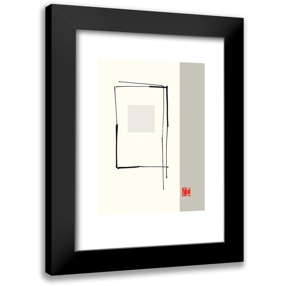 ウーゴ・ムラス　オリジナルプリント　ニューヨークアートシーン60年代より Sakai, Takashi 14x18 Black Modern Framed Museum Art Print Titled