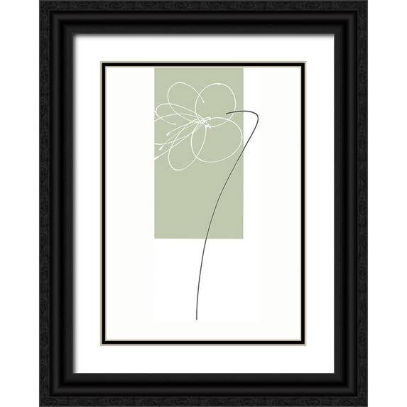 Sakai, Takashi 14x18 Black Ornate Wood Framed with Double Matting Museum Art Print Titled - EARTH-BOUND II