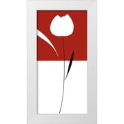 Sakai, Takashi 9x14 White Modern Wood Framed Museum Art Print Titled - MEDITATION III