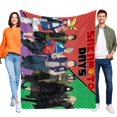 thumbnail image 1 of Sakamoto Days Blanket Soft Flannel Bed Sofa Couch Throw Birthday Gift, 1 of 8