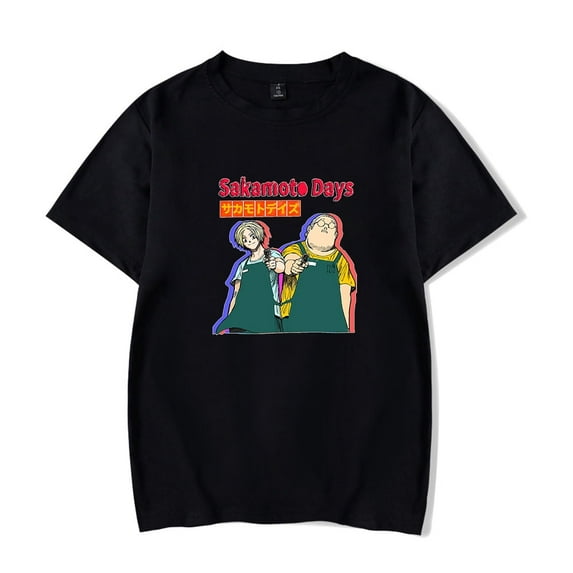 Sakamoto Days Merch T-Shirt Anime Short Sleeve T Shirt Unisex Crewneck Tops Summer