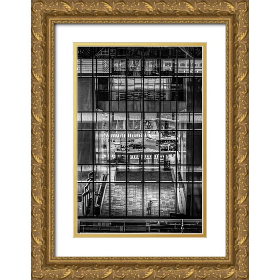 Sakamoto, Haruyo 17x24 Gold Ornate Wood Framed with Double Matting Museum Art Print Titled - Reflection