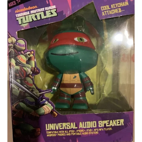 Sakar 55065 Teenage Mutant Ninja Turtles Portable Speaker - Green