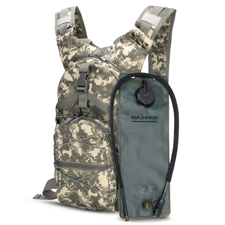 Sakeen - Military Tactical Backpack with 3L TPU Water Bladder