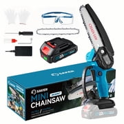 Saker Cordless Mini Chainsaw with 22V 1500mAh Battery, 6 inch Portable Handheld Electric Chainsaws with Safety Lock for Wood Cutting, Tree Trimming