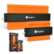 Saker Contour Duplication Gauge 2 Pack Set（5" & 10"）Precisely Copy Irregular Shape Duplicator With Adjustable Lock