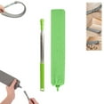 thumbnail image 1 of Saker Plus Flat Duster, Retractable Gap Dust Cleaning Artifact, Extendable Microfiber Duster with Bendable & Removable Head, Reusable Washable Dusting Wand for Home,Ceiling,Blinds(Green,4.43in), 1 of 12