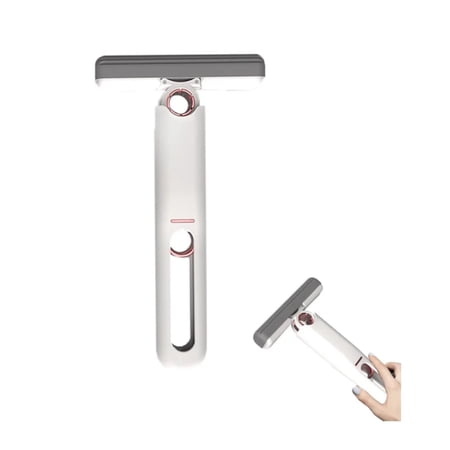 Saker Portable Self-squeeze Mini Mop, Lazy Hand Wash-Free Strong Absorbent Mop, for Bathroom Kitchens Glass(1* Mop Head+1* Handle)