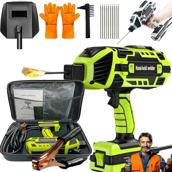 Saker Portable Welding Machine, 2025 New 6 Gears 20-120A Portable Handheld Welding Machine, 110V Portable Welder Handheld ,soldadoras portatiles para metal for 1/16"-1/8" Welding Rods