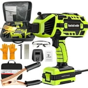 Saker Portable Welding Machine, 6 Gears 20-120A Portable Handheld Saker Welder, 110V Sakerplus Welder with IGBT Inverter for 1/16-1/8 Welding Rods Green
