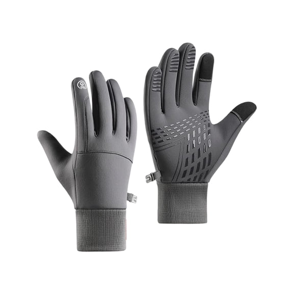 Saker Premium Thermo Gloves for Men: 2026 New Waterproof Windproof Thermal Fleece Gloves with Non-Slip Palm & Touchscreen Compatibility for Snowboarding, Skiing & Cold Weather Outdoor