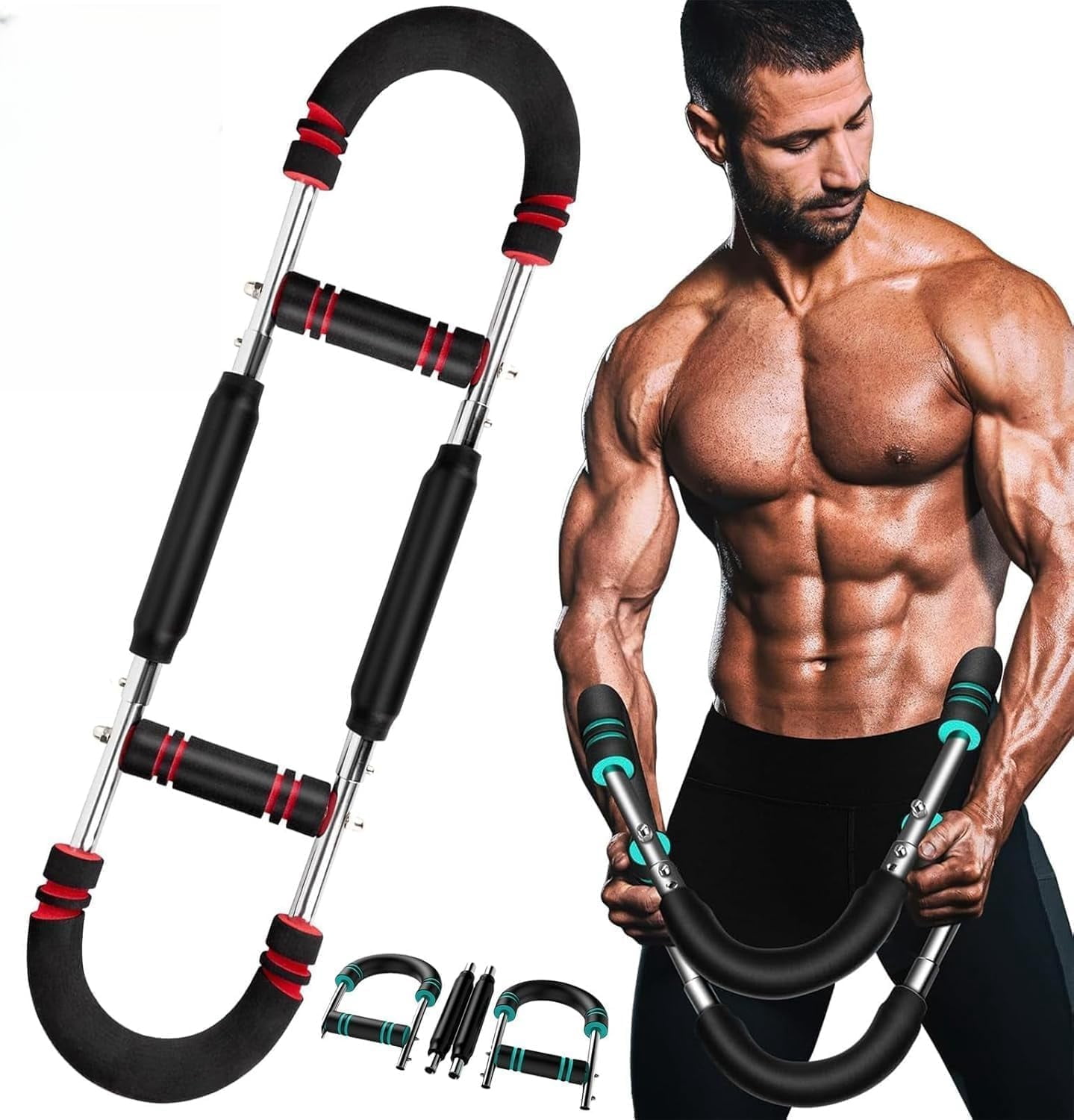 Saker Twister Arm Trainer, 40-100lb Adjustable Chest Workout Equipment ...
