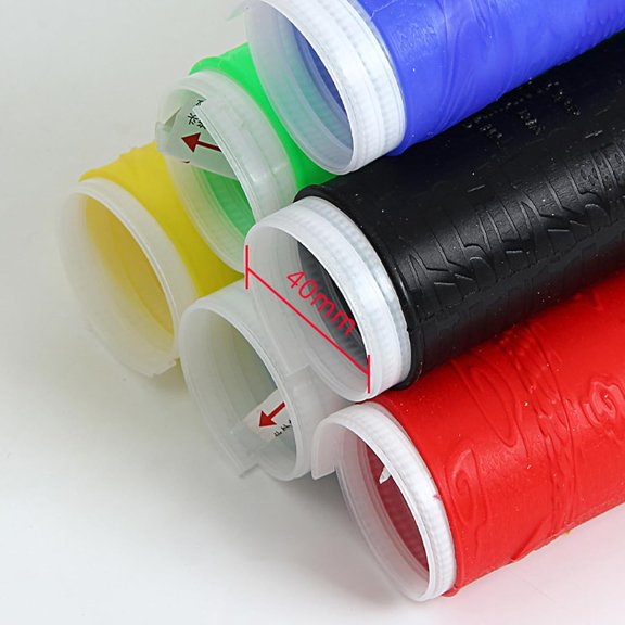 Sakerplus Cold Shrink Handle Wrap - Non-Slip Rubber Grip for Fishing Rods, Rackets & Tools