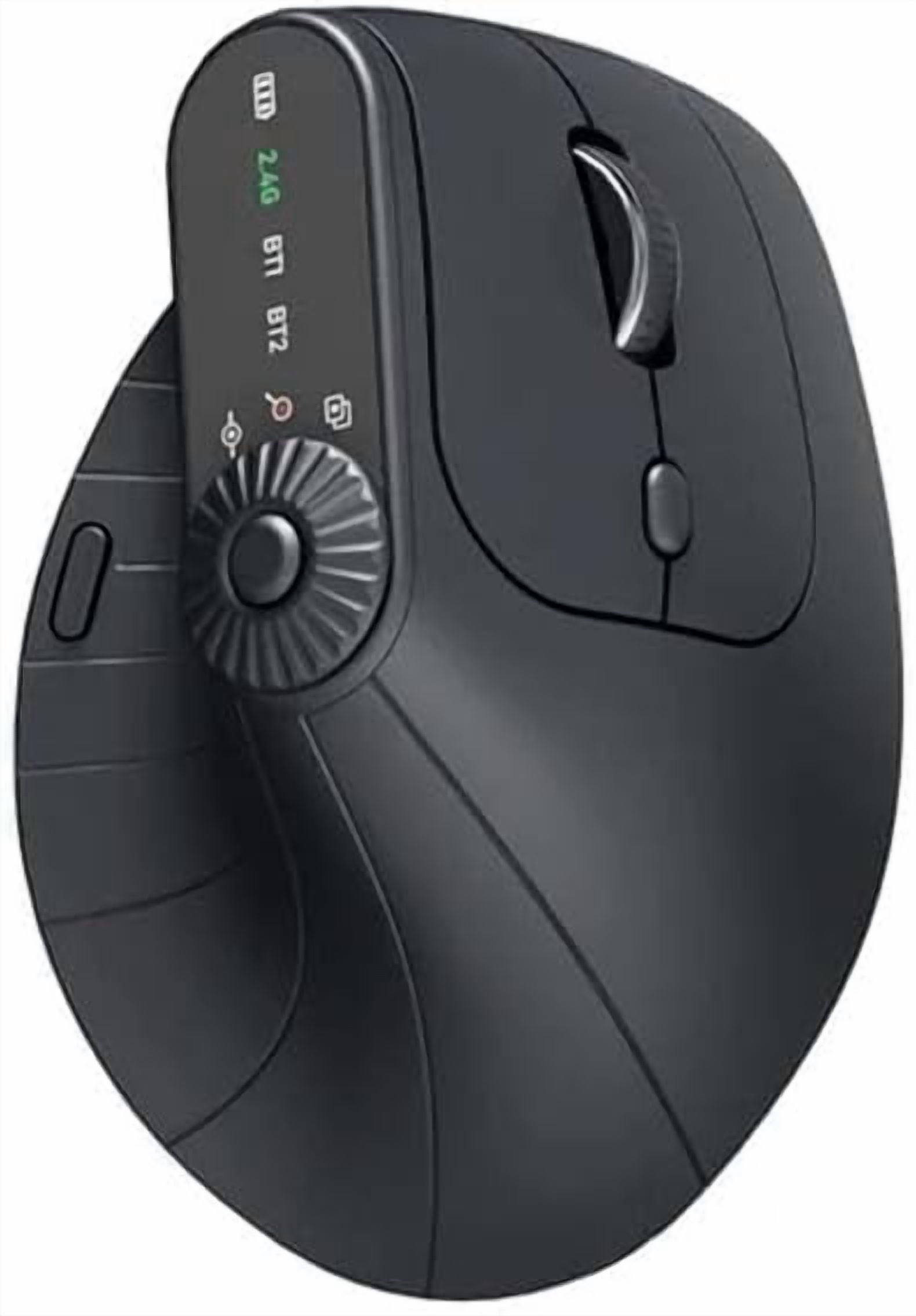 Sakerplus Ergonomic Triple-Connect Wireless Mouse, Vertical