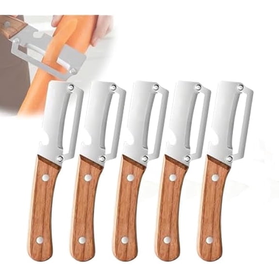 5pcs Elite Peeler Knife,Multifunctional Vegetable Peeler for Kitchen,Natural Grip&Integrated Bottle Opener for Effortless Kitchen Prep