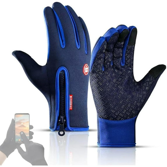 Sakesfor Gloves-Ultimate Waterproof & Windproof Thermal Non-Slip Gloves,Skatesfor Touch Screen Sports 𝐆loves for Men Women