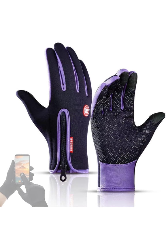 Sakesfor Gloves-Ultimate Waterproof & Windproof Thermal Non-Slip Gloves,Skatesfor Touch Screen Sports 𝐆loves for Men Women