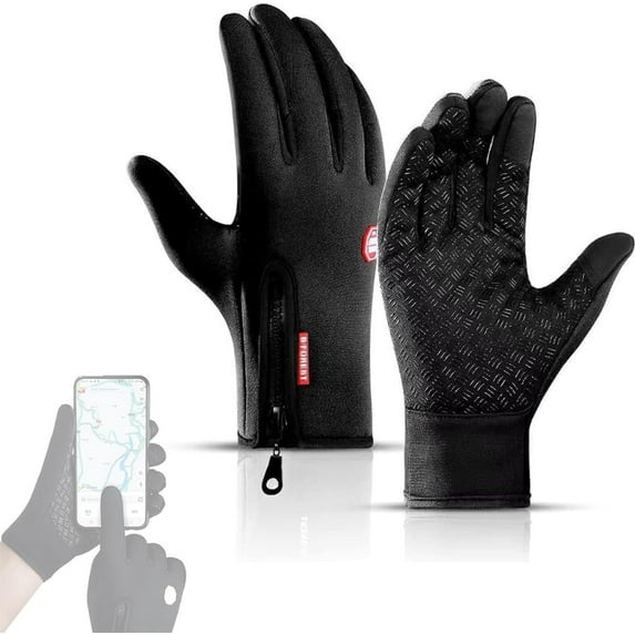 Sakesfor Gloves-Ultimate Waterproof & Windproof Thermal Non-Slip Gloves,Skatesfor Touch Screen Sports 𝐆loves for Men Women