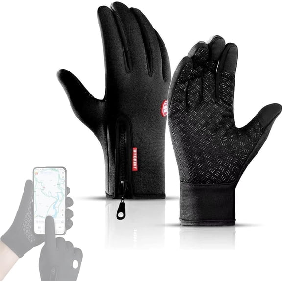 Sakesfor Gloves-Ultimate Waterproof & Windproof Thermal Non-Slip Gloves,Skatesfor Touch Screen Sports 𝐆loves for Men Women