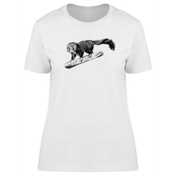 Saki Monkey Vintage Design T-Shirt Women -Image by Shutterstock, Female x-Large