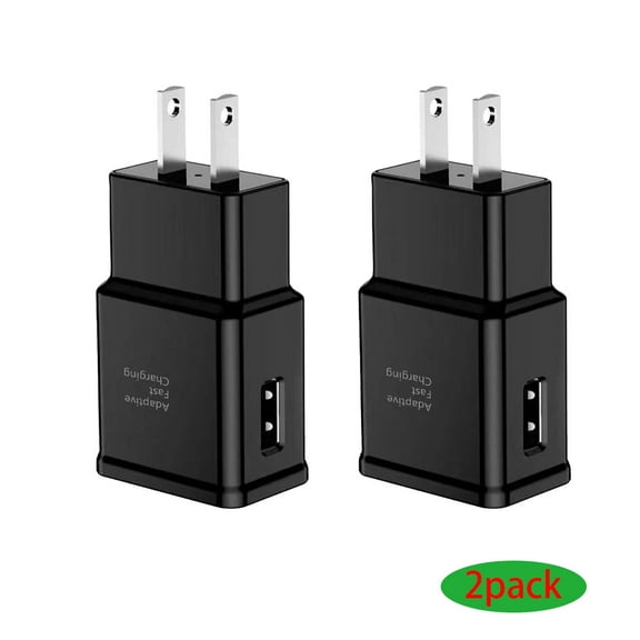 Sakiika Samsung Adaptive Fast Charging Block (2-Pack) USB Wall Charger Plug Travel Adapter Android Phone Charger for Galaxy S23/S22/S22 Ultra/S21/S20/S10/S9/S8/S7/S6 Edge/Note 10 9 8