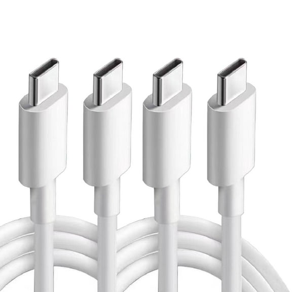Sakiika iPhone 15 Charger, Standard Length White 3ft 3 Pack USB C to USB C Fast Charging Cable for iPhone 15/iPad/Samsung Galaxy
