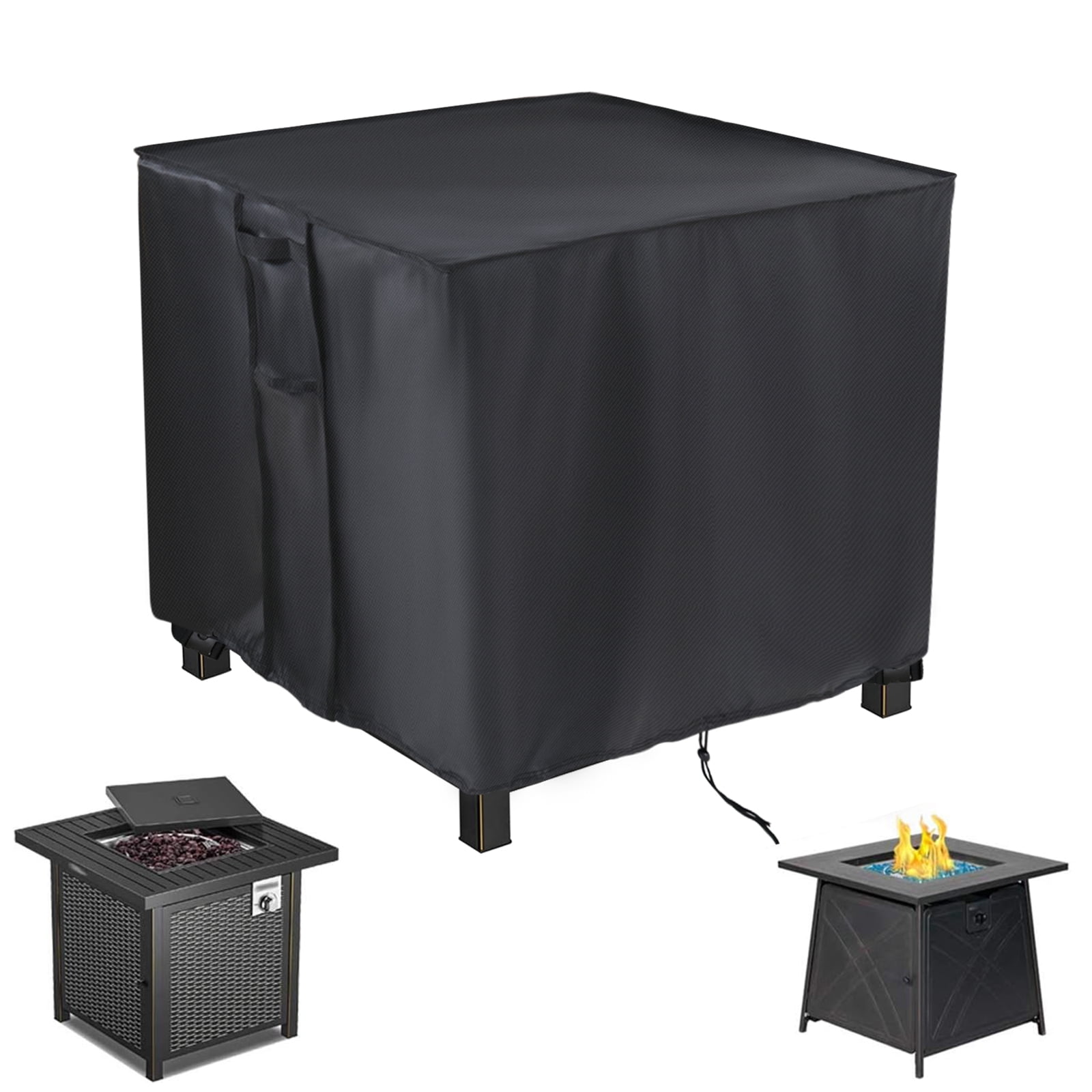 Saking Fire Pit Cover,30Inch Patio Fire Pit Covers Square Gas Firepit