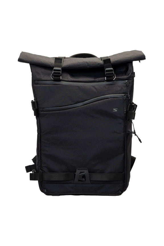 Rolltop Ranger Camera Backpack (Black, 25L)
