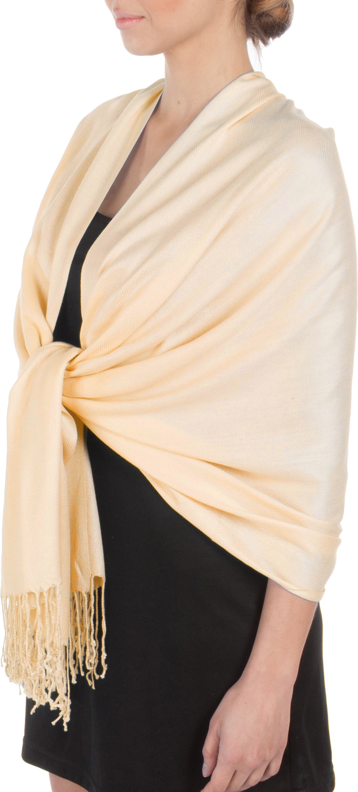 小物 eaphi BOUCLE SUKASHI SHAWL beige Sakkas-78-x-28-Silky-Soft-