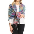 thumbnail image 1 of Sakkas Large Soft Silky Pashmina Shawl Wrap Scarf Stole in Solid Colors - Olive - One Size, 1 of 2