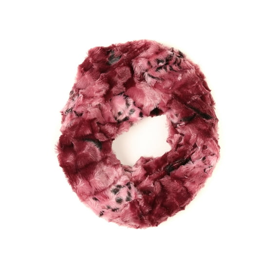 Sakkas Abhy Soft Fall Winter Furry Infinity Wrap Scarf - 3-Berry- OS