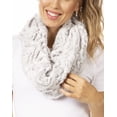 thumbnail image 1 of Sakkas Abhy Soft Fall Winter Furry Infinity Wrap Scarf - 6-Chocolate - One Size Regular, 1 of 5