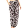 thumbnail image 1 of Sakkas Akilla Women's Loose Printed Yoga Elephant Pants Elastic Waist w/Pocket - Purple - One Size, 1 of 5