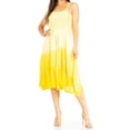 thumbnail image 1 of Sakkas Aphrodite Embroidered Batik Dress - O-Yellow - One Size, 1 of 5